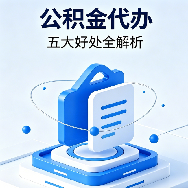 珠海公积金代办到底值不值？这5大好处让你少走弯路